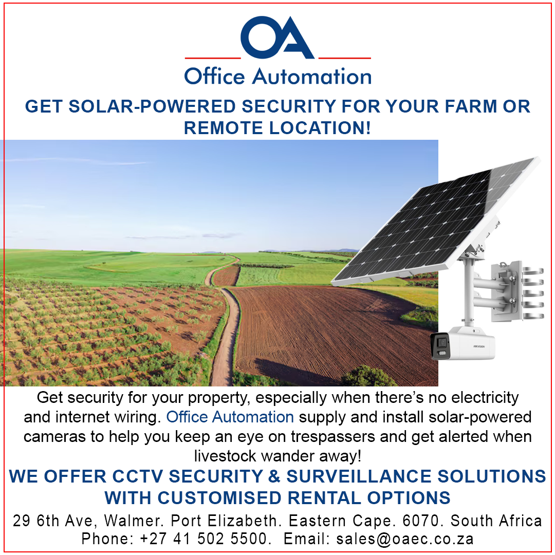 Office Automation offers solar-powered cameras
